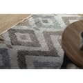 Miniatyrbild 2 av 5: Matta SOFT 6024 DIAMONDS grädde / beige / brun, 80x150 cm