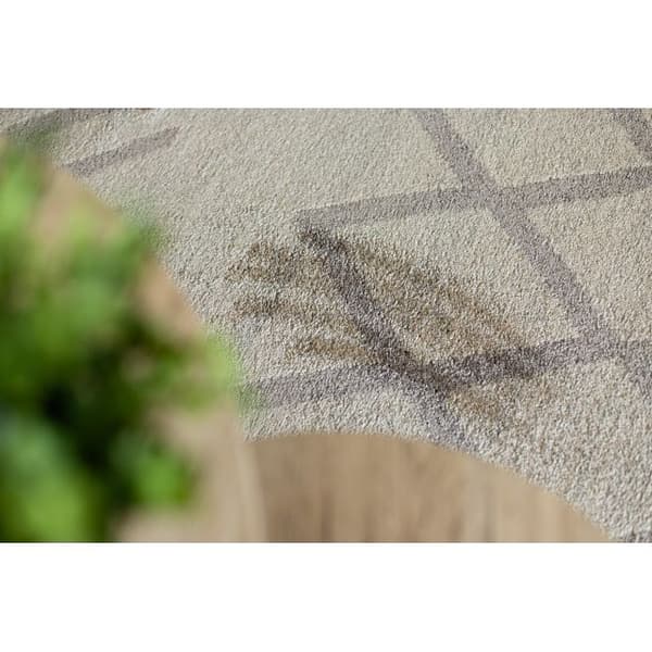 Tæppe SOFT 8034 ETNO BOHO fløde / lyse brun, 120x170 cm