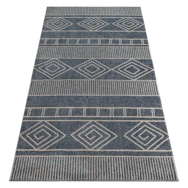 Matta SOFT 8040 AZTEC BOHO grå, 240x330 cm
