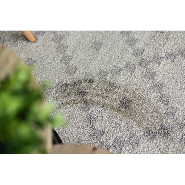 Matta SOFT 8047 DIAMOND PATTERN grädde / ljus brun, 140x190 cm