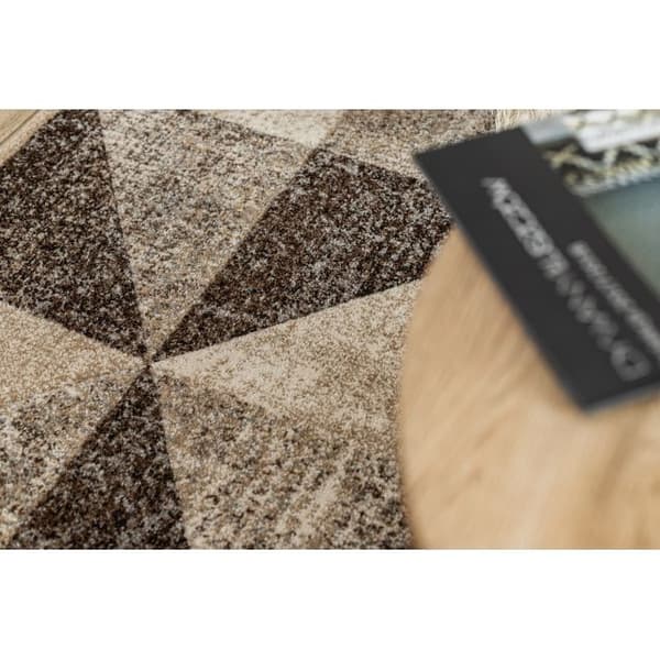 Matto FEEL 5672/15055 KOLMIOT beige / ruskea / kerma, 120x170 cm