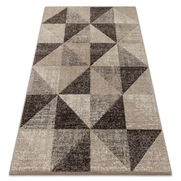 Matto FEEL 5672/15055 KOLMIOT beige / ruskea / kerma, 120x170 cm