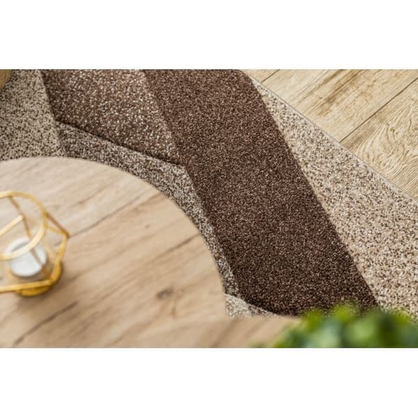 Matta FEEL 5674/15055 DIAMONDS beige / brun / grädde, 180x270 cm