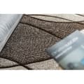 Miniatyrbild 3 av 5: Matta FEEL 5675/15011 WAVES brun / beige / grädde, 80x150 cm
