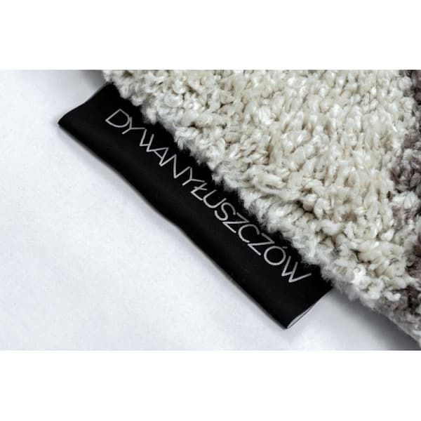 Matta BERBER RABAT G0526 grädde / brun Fringe Berber marockansk shaggy, 160x220 cm