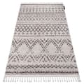 Miniatyrbild 1 av 5: Matta BERBER RABAT G0526 grädde / brun Fringe Berber marockansk shaggy, 160x220 cm