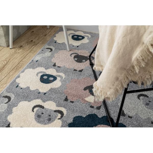 Matto HEOS 78468 harmaa / sininen LAMPAAT , 120x170 cm