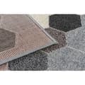 Miniatyrbild 4 av 5: Matta HEOS 78537 grå / rosa / grädde HEXAGON, 160x220 cm