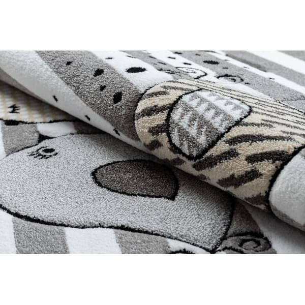 Matto PETIT BIRDS LINTUJA harmaa, 120x170 cm