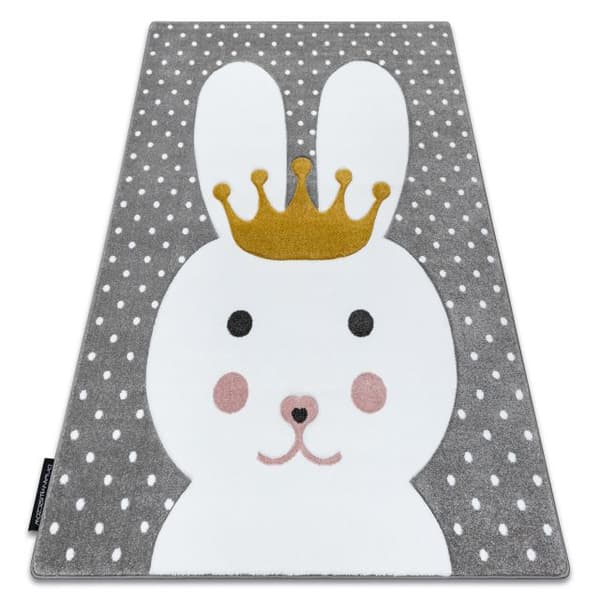 Matto PETIT BUNNY KANI harmaa, 140x190 cm