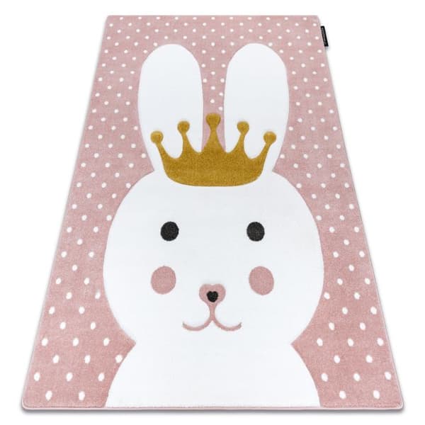 Tæppe PETIT BUNNY KANIN lyserød, 200x290 cm