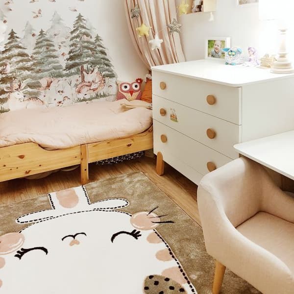 Matto PETIT KITTY KISSA harmaa, 180x270 cm