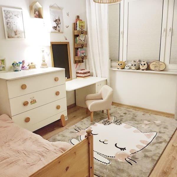 Matto PETIT KITTY KISSA harmaa, 200x290 cm