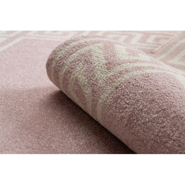 Matta HAMPTON Grecos cirkel rosa, cirkel 140 cm