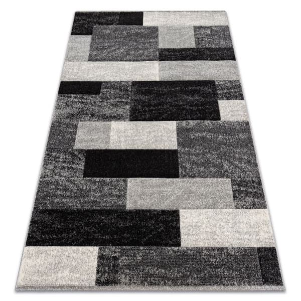 Matta FEEL 5756/16811 RECTANGLES grå, 280x370 cm