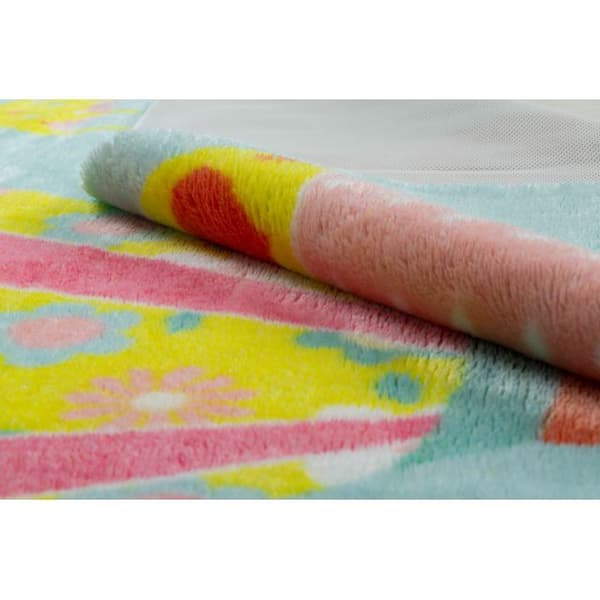 Matto PLAY Ilmapallot pilvet G3426-2 vihreä liukastumisenesto, 160x215 cm