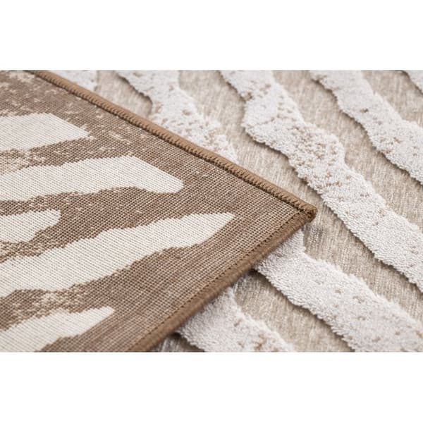 Matto AKRYYLI YAZZ W8535 takakontti, ruukku torkut beige, 133x190 cm