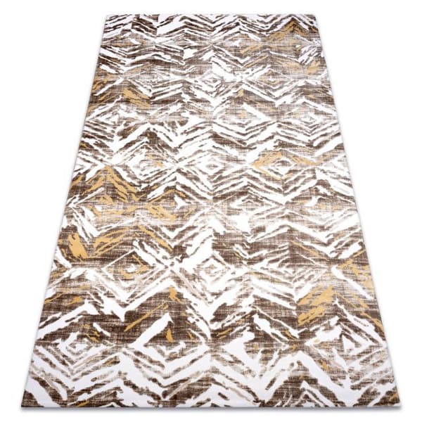 Matta ACRYLIC DIZAYN 121 beige / gul, 80x150 cm