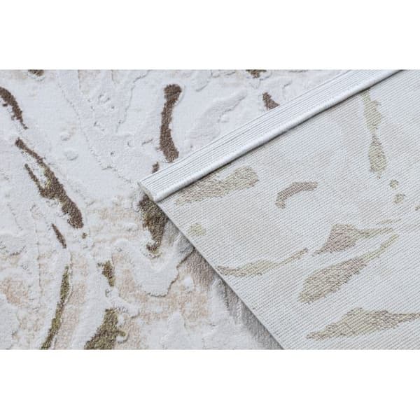 Tæppe ACRYL DIZAYN 123 beige / grøn, 160x230 cm