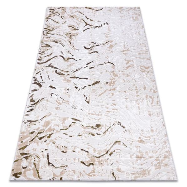 Tæppe ACRYL DIZAYN 123 beige / grøn, 160x230 cm
