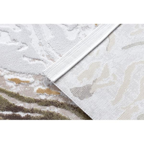 Matto AKRYYLI DIZAYN 123 beige / keltainen, 160x230 cm