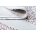 Miniatyrbild 4 av 5: Matta ACRYLIC DIZAYN oval 142 ivory / rosa, 80x300 cm