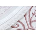 Miniatyrbild 5 av 5: Matta ACRYLIC DIZAYN oval 142 ivory / rosa, 80x300 cm