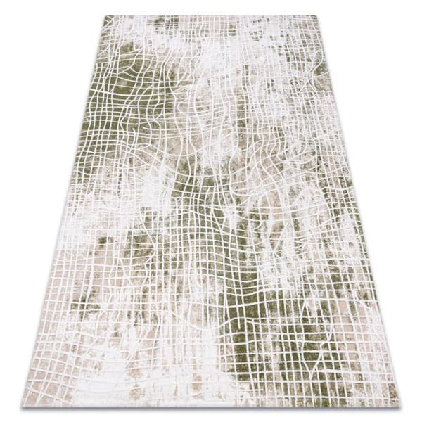 Matta ACRYLIC USKUP 9483 ivory / grön, 160x230 cm