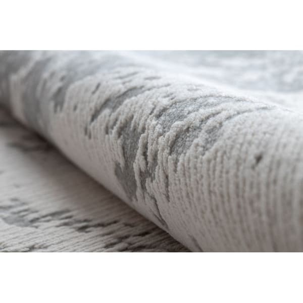 Matta ACRYLIC USKUP Concrete 9484 ivory / grau, 80x300 cm
