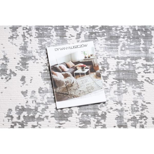 Matta ACRYLIC USKUP Concrete 9484 ivory / grau, 80x300 cm