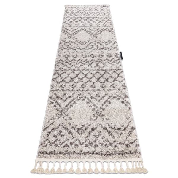 Matta, Löpare  BERBER RABAT grädde - för kök, korridor och hall, 70x300 cm
