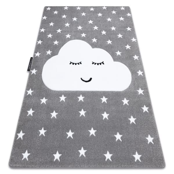 Matto PETIT CLOUD  TÄHDET harmaa, 160x220 cm