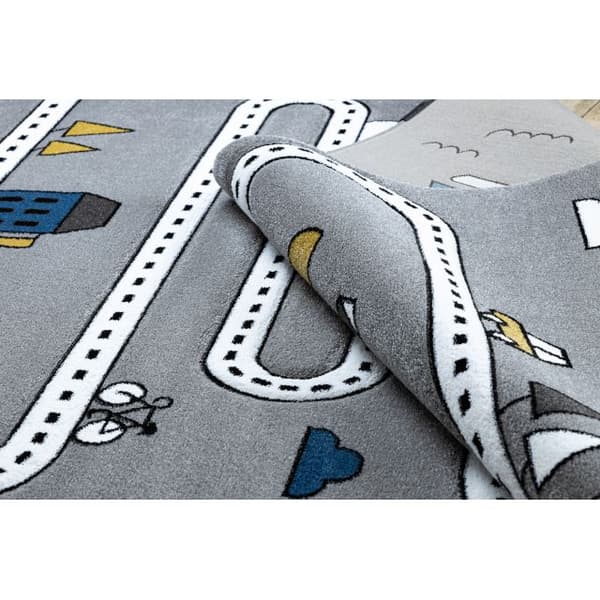 Matto PETIT STREET KADUT harmaa, 180x270 cm