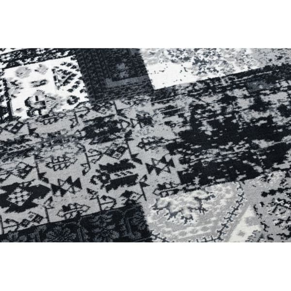 Matto Vintage 22216356 harmaa patchwork, 120x170 cm