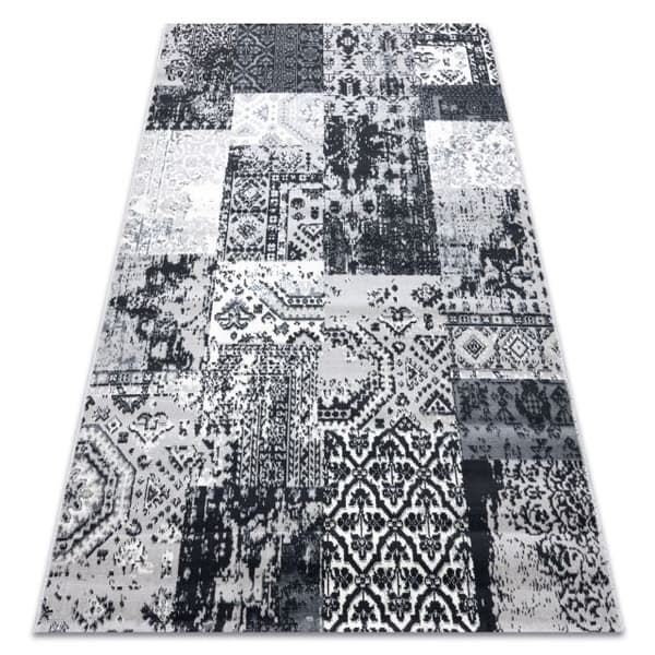 Matto Vintage 22216356 harmaa patchwork, 120x170 cm