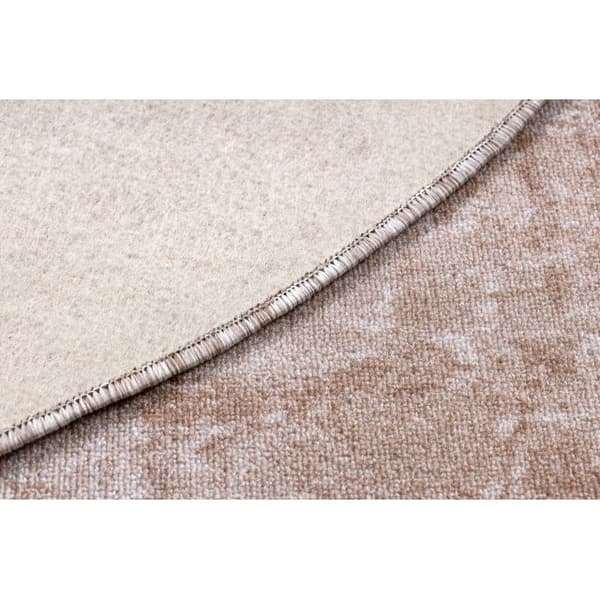 Matta, runda SOLID beige 30 CONCRETE, cirkel 100 cm