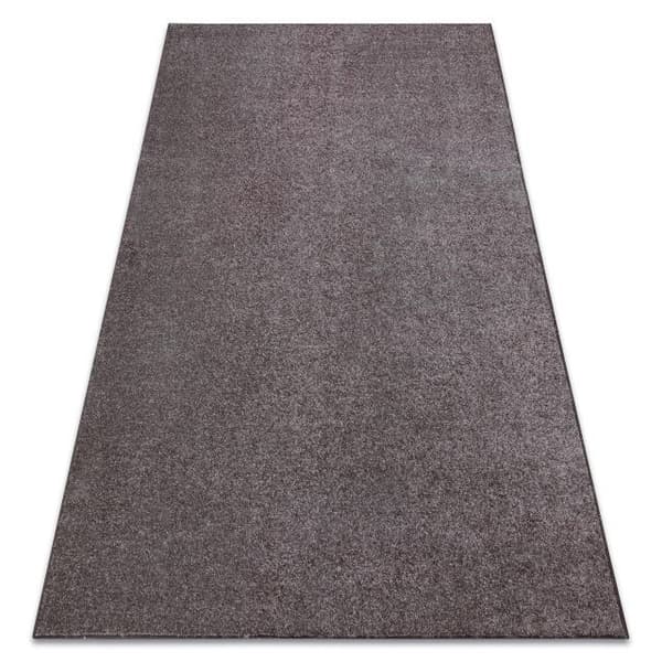 Matta vägg till vägg SANTA FE brun 42 vanlig, platt, en färg, 100x250 cm