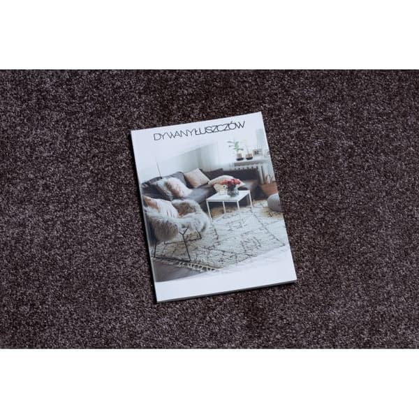 TÆPPER - FOREDRAG SANTA FE brun 42 glat, forenet, enfarvet, 170x230 cm
