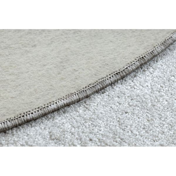Matta, runda SANTA FE grädde 031 vanlig, platt, en färg, cirkel 150 cm