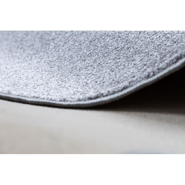 Matta vägg till vägg SANTA FE silver 92 vanlig, platt, en färg, 100x150 cm
