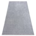 Miniatyrbillede 1 af 5: TÆPPER - FOREDRAG SANTA FE sølv 92 glat, forenet, enfarvet, 200x500 cm