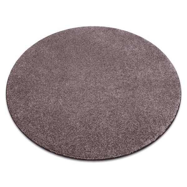 TÆPPER hjul SAN MIGUEL brun 41 glat, forenet, enfarvet, cirkel 150 cm
