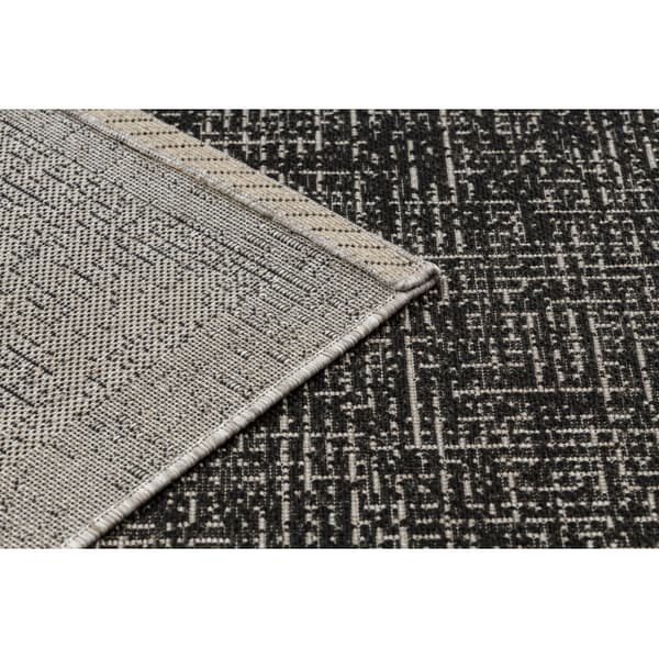 Sisaltæppe SISAL FLOORLUX 20401 Ramme sort / sølv , 160x230 cm