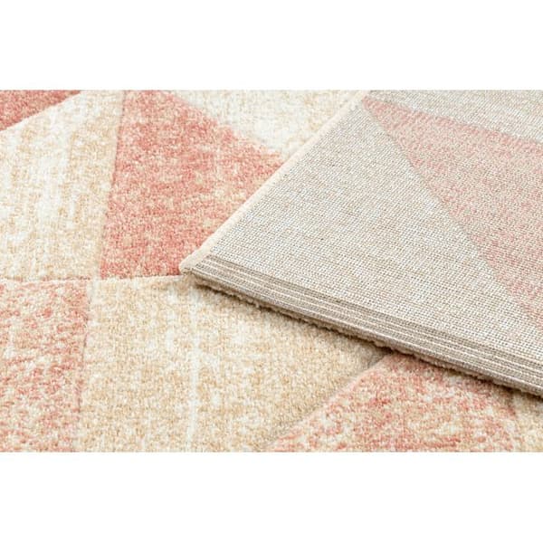 Matta FEEL 5672/17911 Triangles beige/terracotta, 80x150 cm