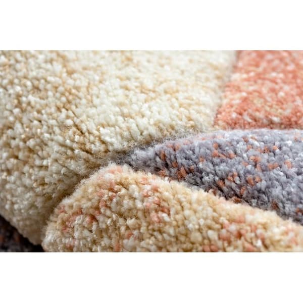 Matta FEEL 5673/17931 Herringbone beige/terracotta/violet, 160x220 cm