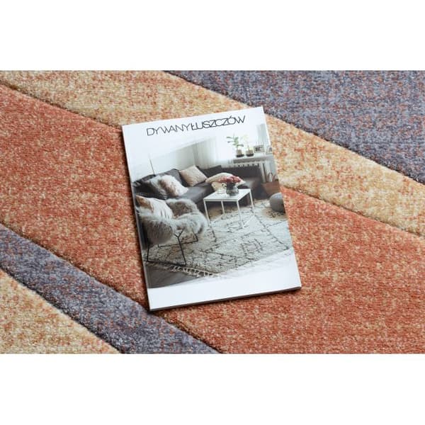 Matta FEEL 5673/17931 Herringbone beige/terracotta/violet, 160x220 cm
