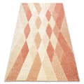 Miniatyrbild 1 av 5: Matta FEEL 5674/17911 Ruter beige/terracotta, 140x190 cm