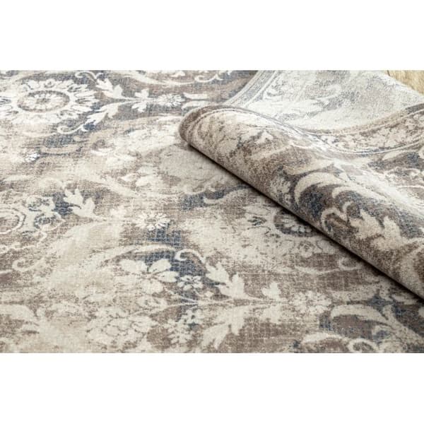 Matto NAIN Ornamentti vintage 7601/50977 beige / laivastonsininen, 240x340 cm