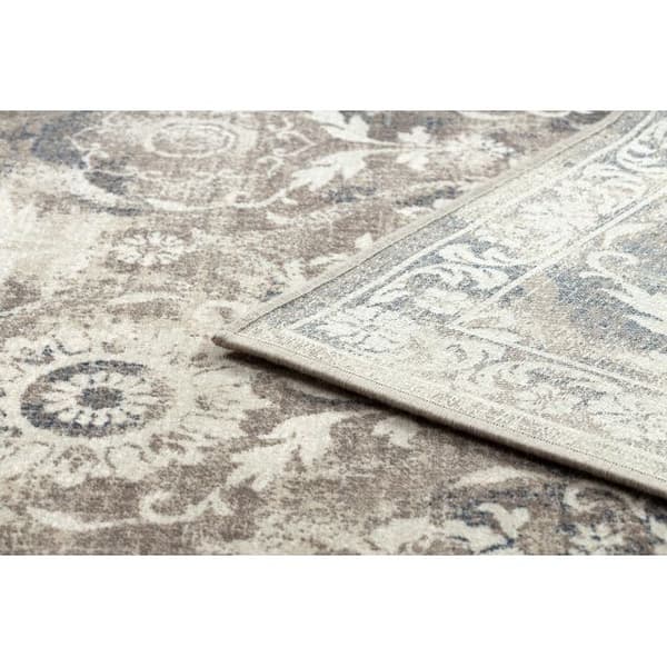 Matto NAIN Ornamentti vintage 7601/50977 beige / laivastonsininen, 240x340 cm