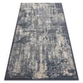Miniatyrbillede 1 af 5: Tæppe NAIN Overdubbed vintage 7591/50911 marineblå blå / beige , 160x230 cm
